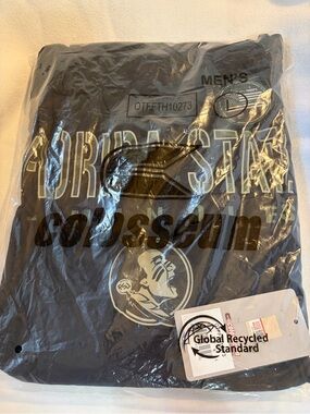 Colosseum Men's Black Florida Seminoles Short Sleeve Tee